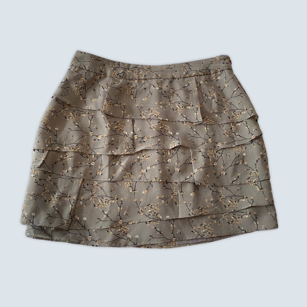 Pure Alfred Sung Frey Floral Skirt